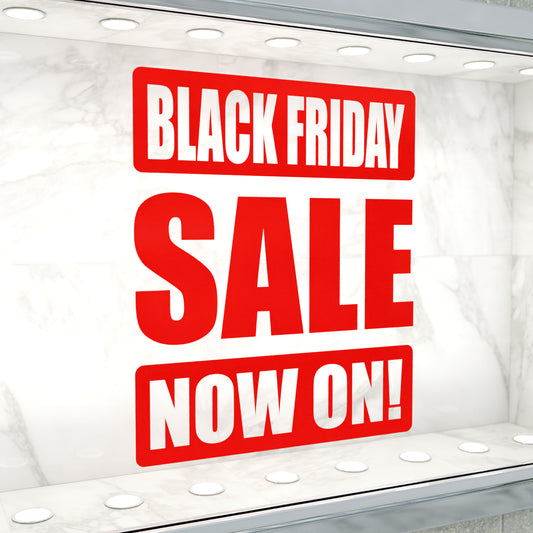 Black Friday Sale Now On Sticker - Impact Style