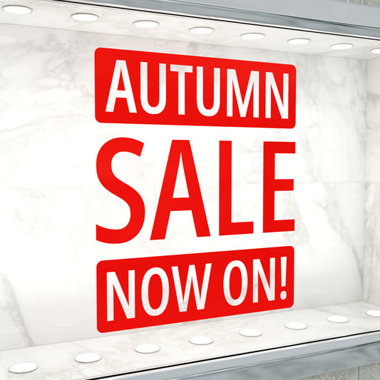 Autumn Sale Now On Sticker - Modern Style