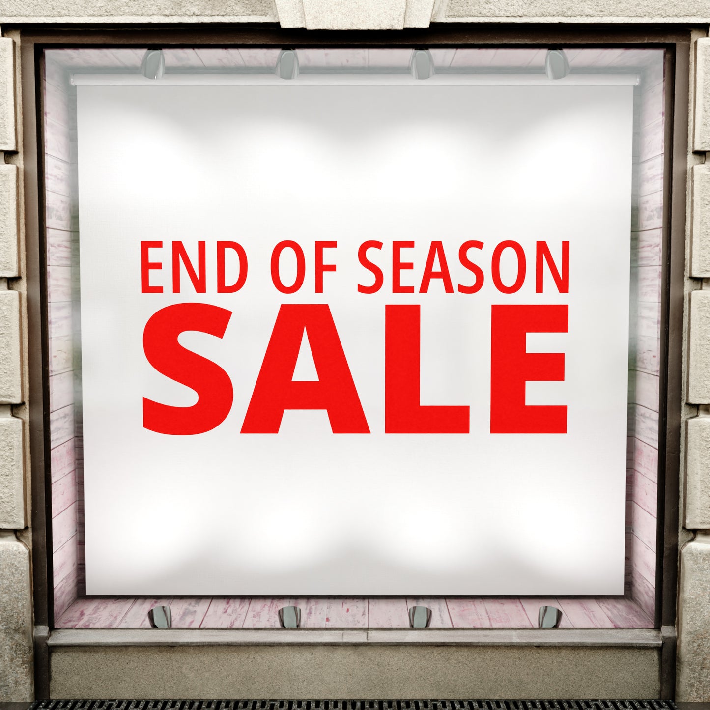 End Of Season Sale Sticker - Modern Style