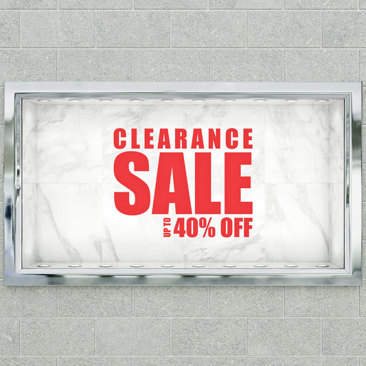 Clearance Sale Up To XX% Off Sticker - Impact Style