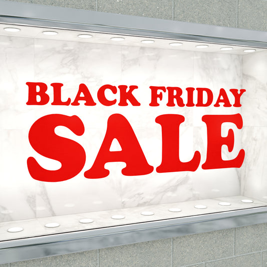 Black Friday Sale Sticker - Groovy Style
