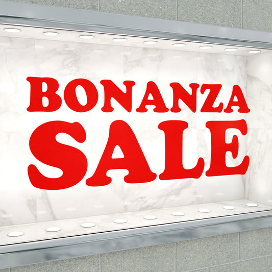 Bonanza Sale Sticker - Groovy Style