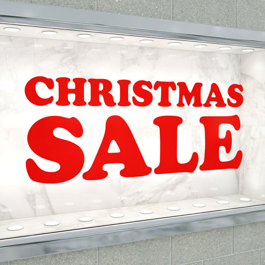 Christmas Sale Sticker - Groovy Style