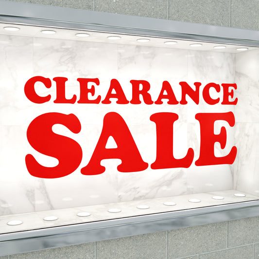 Clearance Sale Sticker - Groovy Style