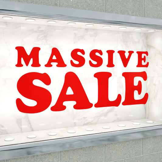 Massive Sale Sticker - Groovy Style