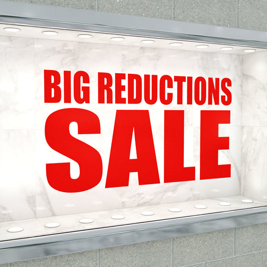 Big Reductions Sale Sticker - Impact Style