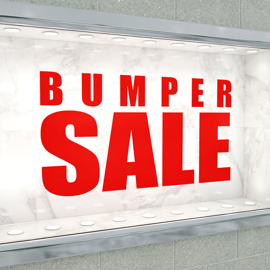 Bumper Sale Sticker - Impact Style