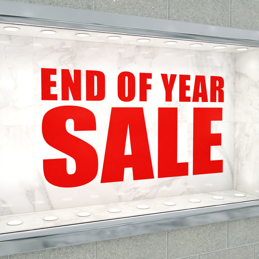 End Of Year Sale Sticker - Impact Style