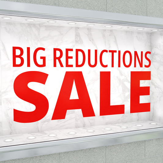 Big Reductions Sale Sticker - Modern Style