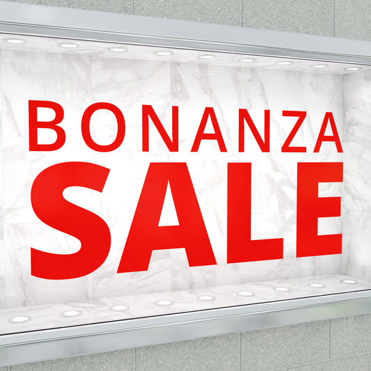 Bonanza Sale Sticker - Modern Style