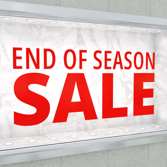 End Of Season Sale Sticker - Modern Style