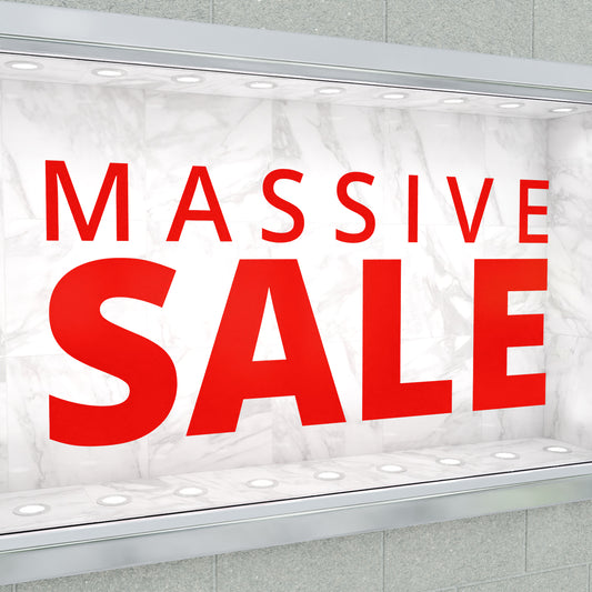 Massive Sale Sticker - Modern Style