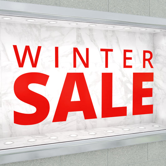 Winter Sale Sticker - Modern Style