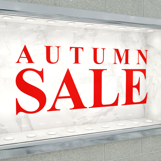 Autumn Sale Sticker - Roman Style