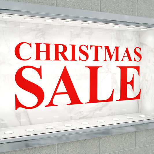 Christmas Sale Sticker - Roman Style