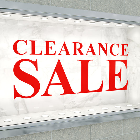 Clearance Sale Sticker - Roman Style