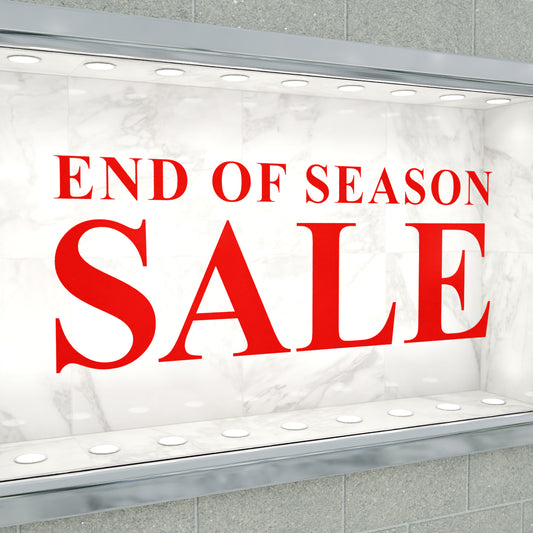 End Of Season Sale Sticker - Roman Style