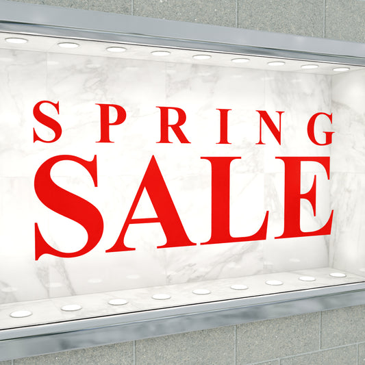 Spring Sale Sticker - Roman Style
