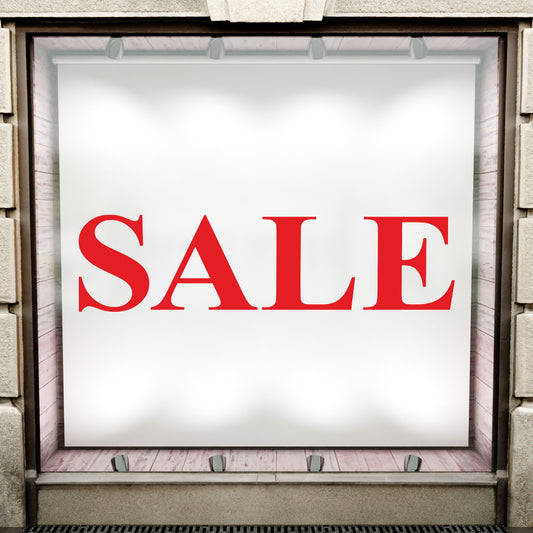 Sale Sticker - Roman Style